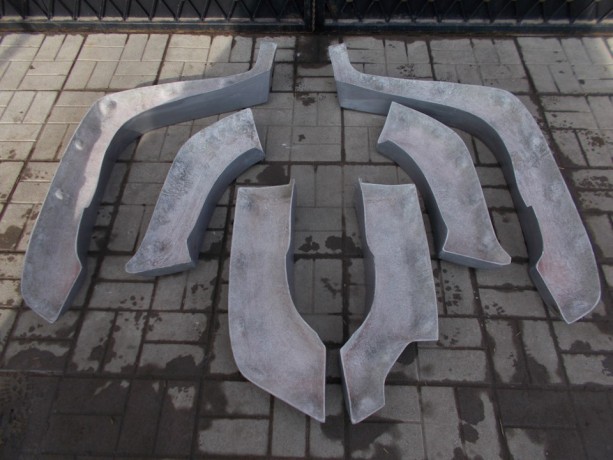 Расширители колесных арок стеклопластиковые для Nissan Patrol GR II (Y61) купить недорого с доставкой в Обнинск